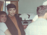 (L-R): L. Berotolini, Tom “Zeke” Buczek, Gerald Paul, Leo McHale (back to camera), Ralph (?Brown?) - Summer 1968.
