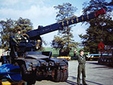Out in bomb dump AGE lot. My slide was labeled “M246 &2.75” Crouse and Brown”