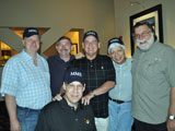 Jon Crawford, Bob Strand, Gary Palmer, Tom Buczek, Steve Bisel (L-R)