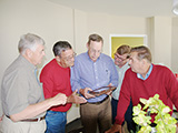 Reception - Jim Jenkins, Gary Broms, Paul Baker Bob Strand, Gary Palmer and Jon Crawford