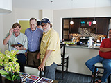 Reception - Bob Strand, Paul Baker, Steve Bisel and Gary Broms