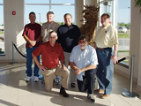 Departure photo on Sunday (Jon Crawford had left earlier)