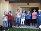 The lady photographers: Pauline Bisel, Jan Baker, Marie Jenkins, Jeanne Schabel, Darlene Woodward, Linda Ging & Barbara Dobbs (L-R)