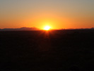 Sunset on the desert from our dinner camp