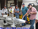 Mk-61 & Airmen: Carr, Strand, Woody, Ging, Bisel; Pauline in back