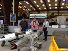 The 463s pose with the MK-57 and MK-61: Troy Dobbs, Bill Woodward, Steve Bisel & Steve Carr