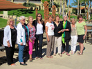 The ladies photo op at the debriefing