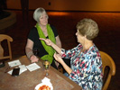 Linda Ging and Jeanne Schabel