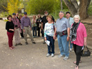 Hiking on the River Loop trail at the park