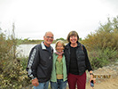 Bill Woodward, Pauline Bisel and Dede Carr (L-R)