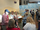 The group gathers before the start of our tour
