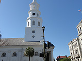 St. Michael's Episcopal Church was built was built between 1751 and 1761 and is a National Historic Landmark.