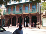 The historic Dock Street Theatre in the French quarter of downtown Charleston