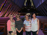 Jan Baker with friend Mary Ann, Joan Tschida and Dede Carr (L-R)