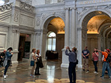 Bob Strand taking a photo of Joan and Pauline at the Capitol