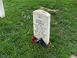 Audie Murphy's headstone at Arlington