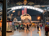 Front view of the Shuttle Discovery