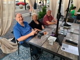 Jon Crawford with his sister-in-law and her husband (L-R)