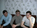 Easter 69 at Schabel's Right to Left: Jim Jenkins, Craig Meyers, Alan (Roy) Thomas.