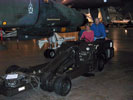 Marie and Jim Jenkins in Hangar 1 at Lowry AFB, November 2007. Submitted by Steve Linebarger