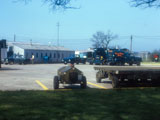 Bill Woodward in the 320MMS Parking Lot, May 1970. 