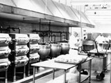 Kitchen at Lowry AFB, 1967.
