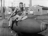 Don Hicks at Munitions School at Lowry AFB, 1958. 