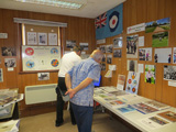 Ross and Chuck looking at the displays