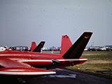 Belgium’s Red Devils Aerobatic Team’s Fouga CM170 Magister
