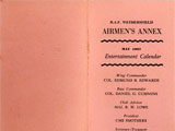Airman's Club May 1967 Calendar - Side 1. Submitted by Chris Strobel