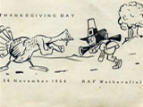 Thanksgiving Day 1964 Menu. Submitted by Don Hicks